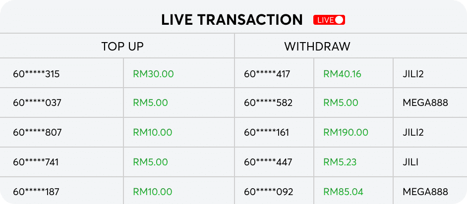 Live Transaction
